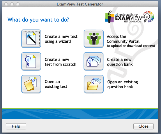 examview test generator
